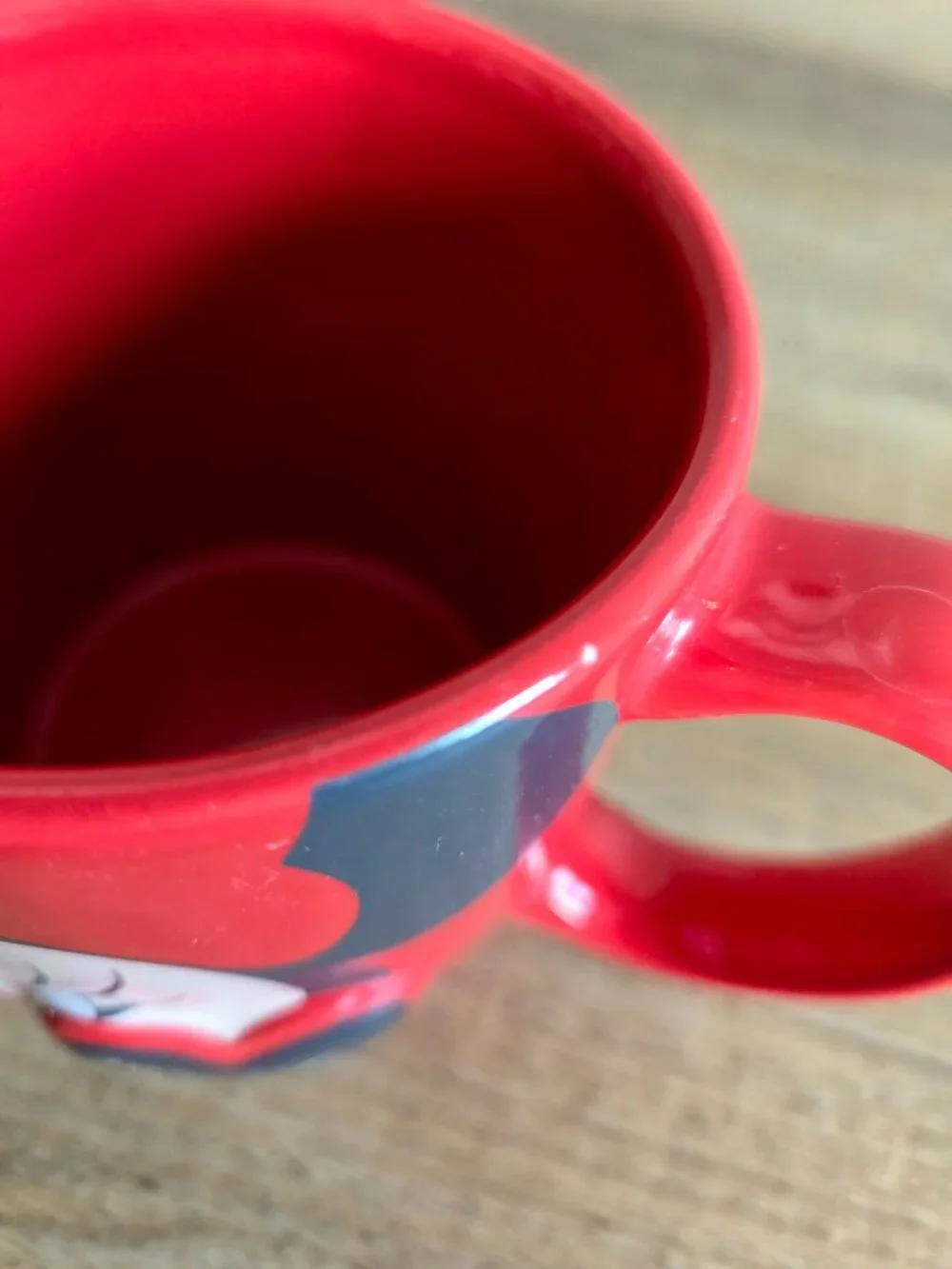 Disney Minnie Mouse in Heart Shape Sunglasses 3D Ceramic Red Mug - Picture 5 of 5